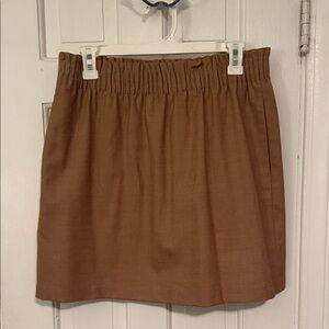 J Crew Khaki/Camel Sidewalk Skirt